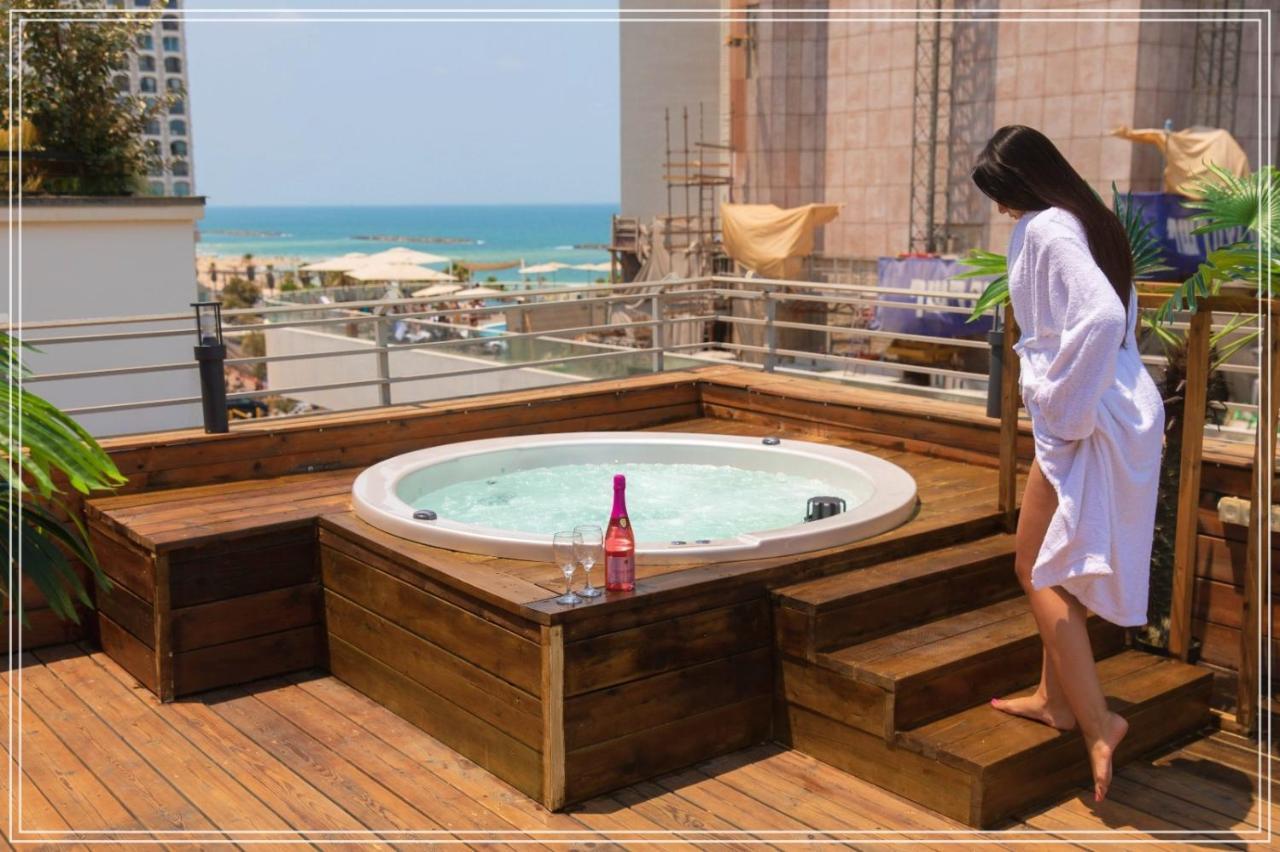 Beach Boutique Hotel And Spa By Tlv Hotels Tel Aviv Ngoại thất bức ảnh
